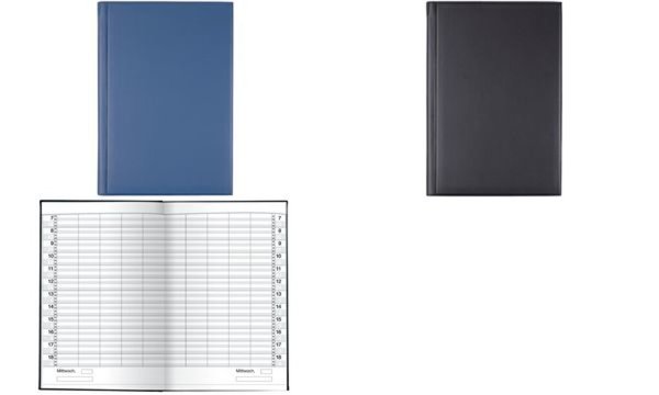rido idé Buchkalender Ultraplan, immerwährend, schwarz (6250001) rido idé Buchkalender Ultraplan, immerwährend, schwarz (6250001)