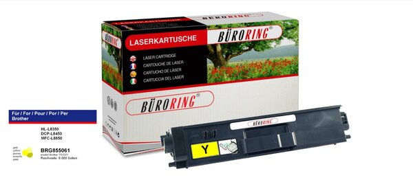 Toner gelb für Brother DCP-L8450CDW, HL-L8350CDW, MFC-L8850