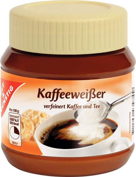 Kaffeeweißer, 250g G&G verfeinert Kaffee und Tee