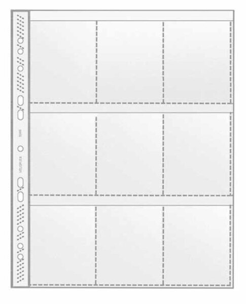 PP Sammelhülle A4, 9 Taschen PP Sammelhülle A4, 9 Taschen