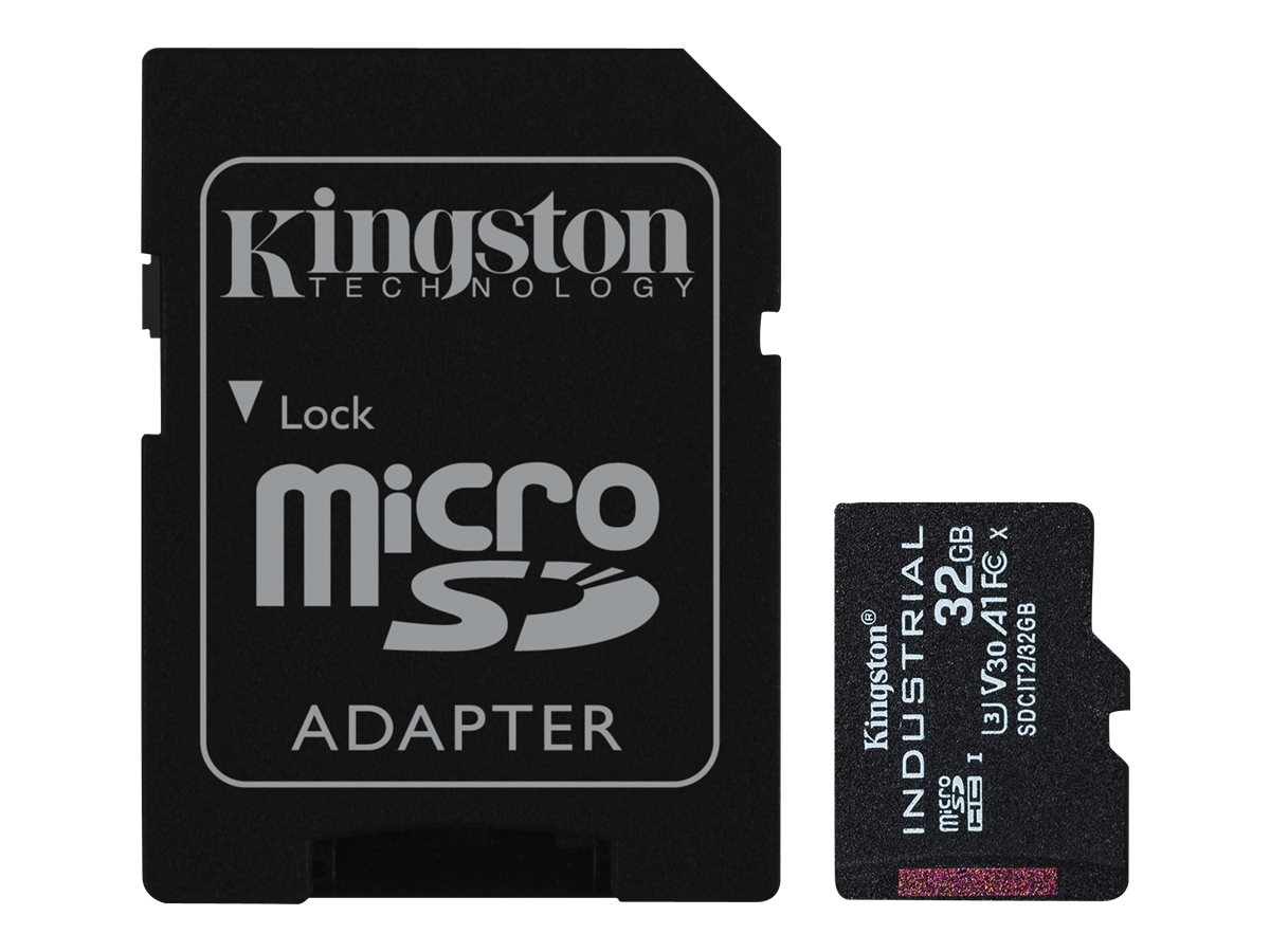 KINGSTON 32GB microSDHC Industrial C10 A1 pSLC