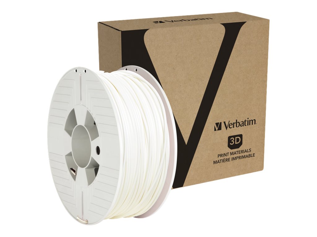 VERBATIM 55034 Filament ABS 2.85 mm 1000 g Weiß VERBATIM 55034 Filament ABS 2.85 mm 1000 g Weiß