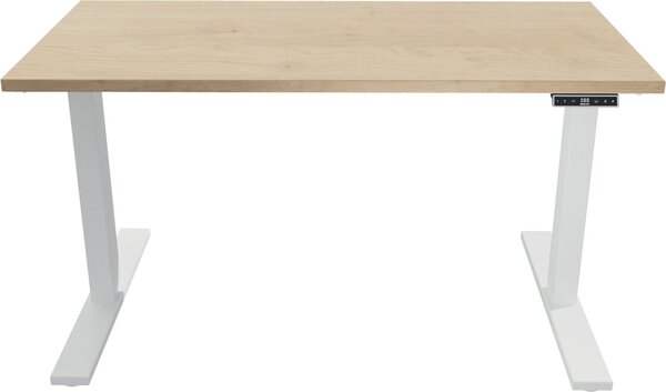 Schreibtisch E-WonderTech, 1600x600 Gestell: verkehrsweiß