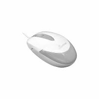 MEDIARANGE Maus USB 2.0 3 Tasten, kompakt weiß/grau