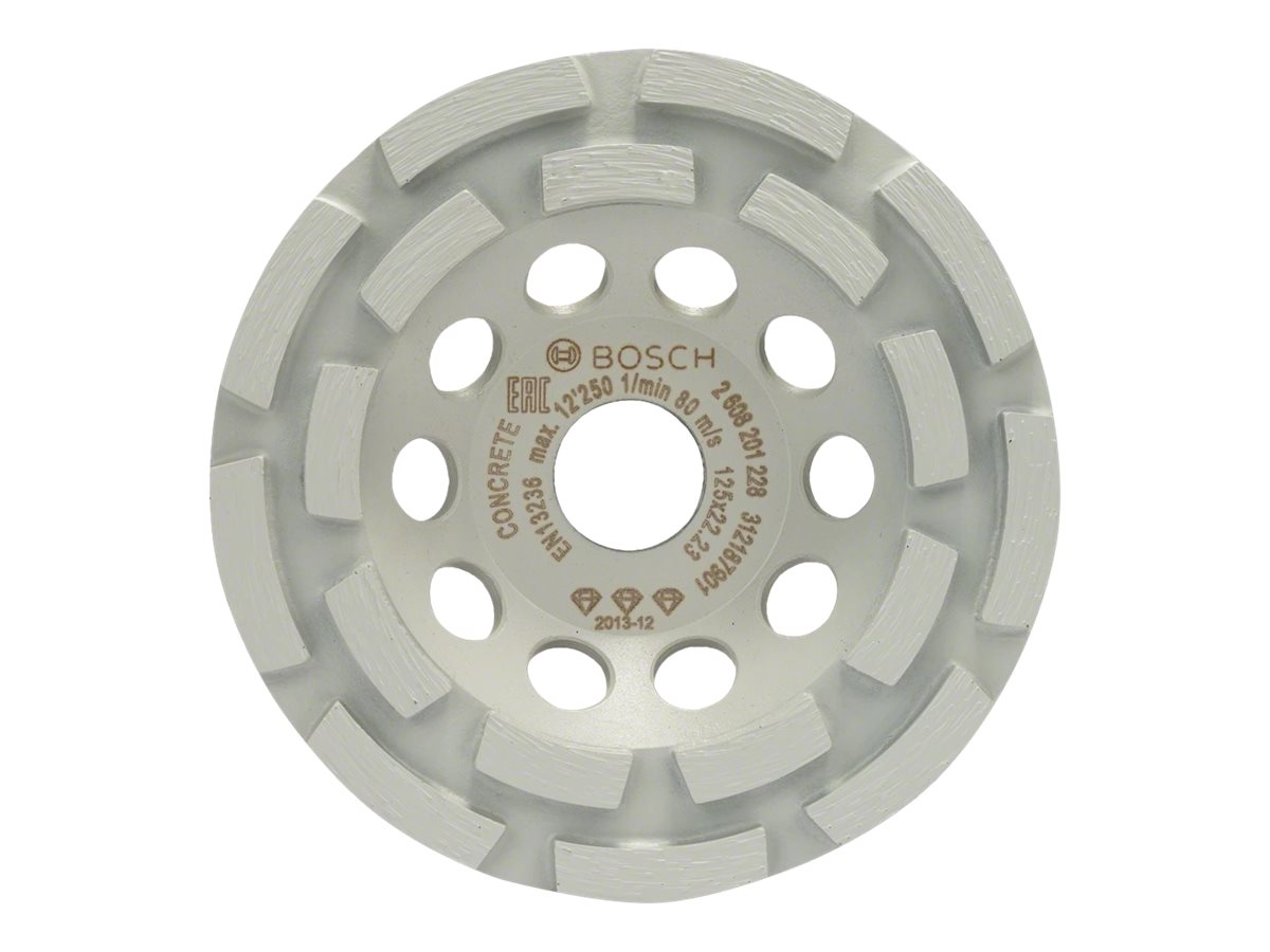 BOSCH Accessories 2608201228 Diamanttopfscheibe Best for Concrete 125 x 22,23 x