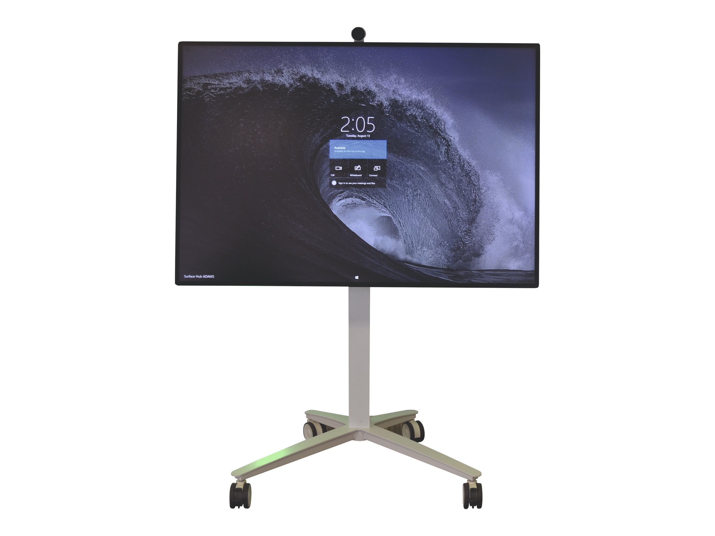 MEDIASPRINT Hub Mobil M - Wagen für LCD-Display - weiß