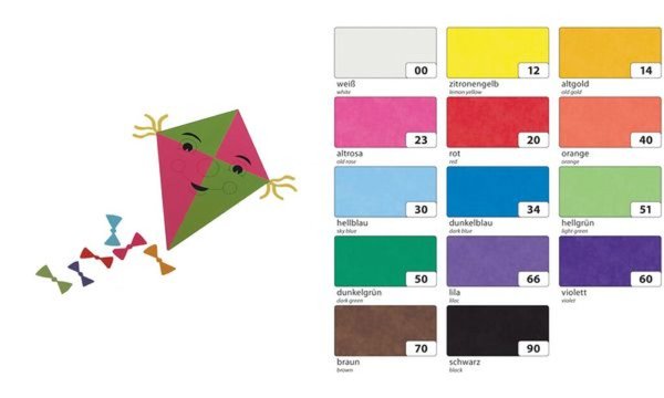 folia Transparentpapier, (B)700 mm x (L)1 m, 42g/qm, altrosa