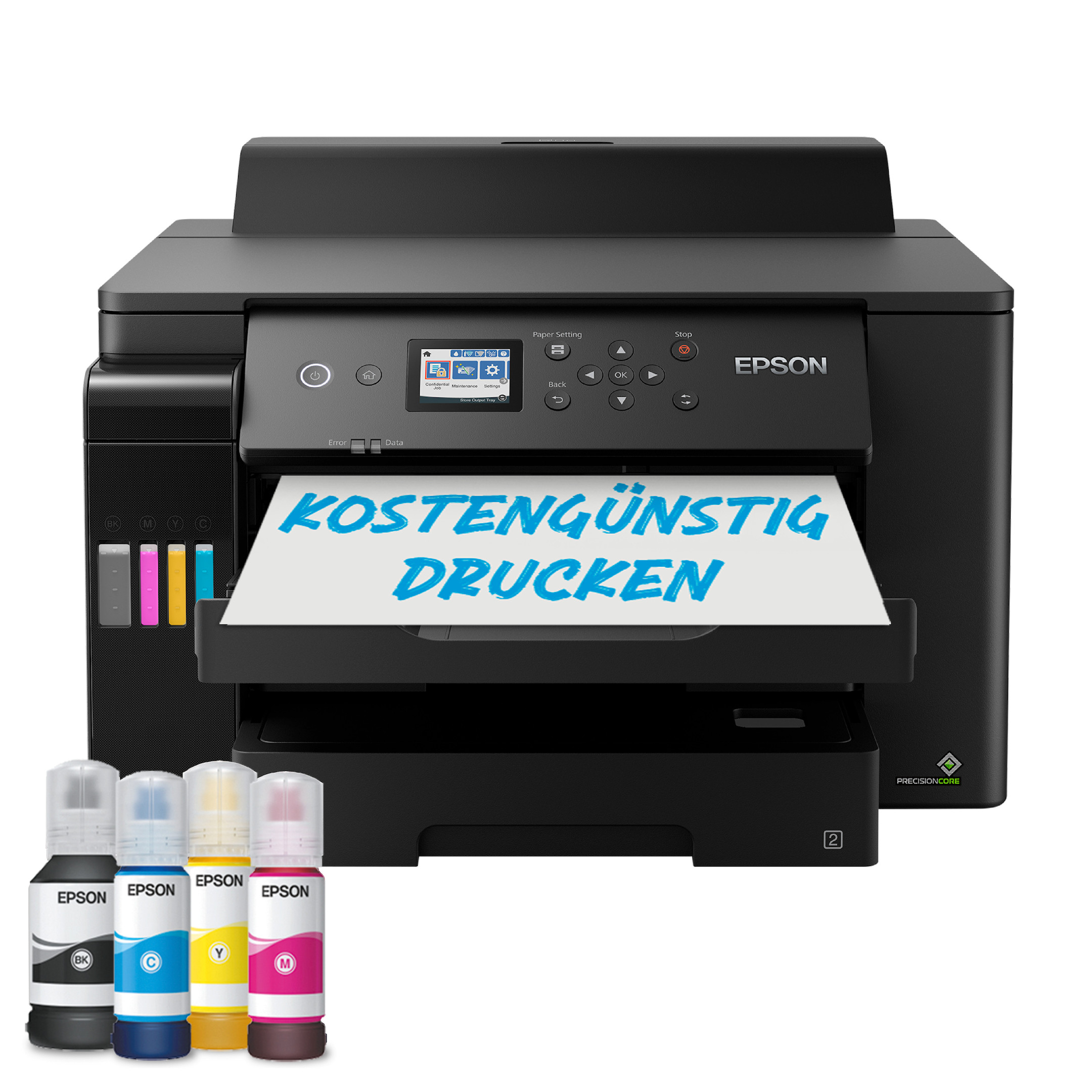 EPSON EcoTank ET-5805 4 in 1 Tintenstrahl-Multifunktionsdrucker schwarz