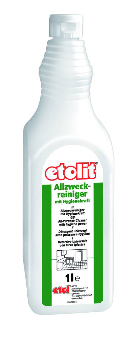 etolit Allzweckreiniger intensiv | 1 Liter flüssiger Universalreiniger für alle abwaschbaren Oberflächen, hochkonzentriert und stark fettlösend etolit Allzweckreiniger intensiv | 1 Liter flüssiger Universalreiniger für alle abwaschbaren Oberflächen, hochkonzentriert und stark fettlösend