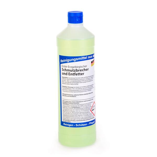 Erster Erzgebirgischer Schmutzbrecher und Entfetter  |  1 Liter für extrem starke und fettige Verschmutzungen in Küchen und Industrie