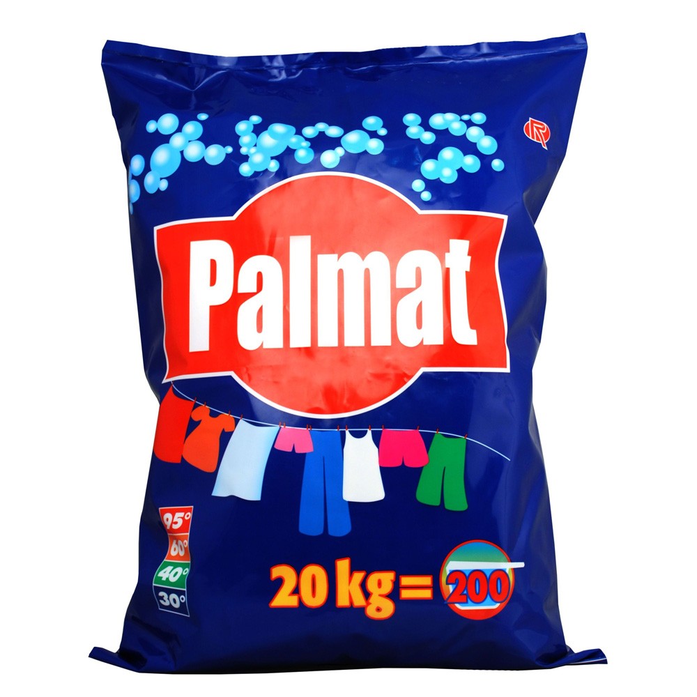 Palmat | 20 kg Universalwaschmittel für Weiß- und Buntwäsche Palmat | 20 kg Universalwaschmittel für Weiß- und Buntwäsche