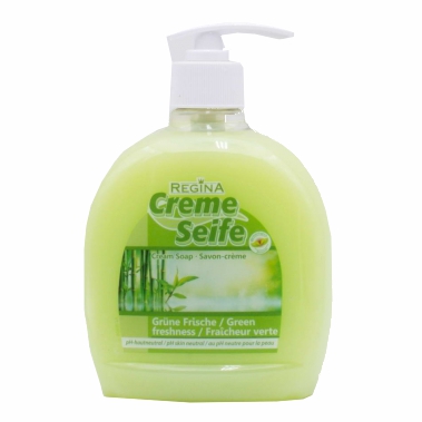 REGINA Cremeseife, 500 ml Spenderflasche | Grüne Frische REGINA Cremeseife, 500 ml Spenderflasche | Grüne Frische