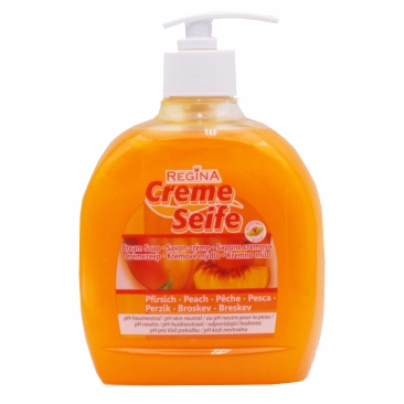 REGINA Cremeseife, 500 ml Spenderflasche | Pfirsich REGINA Cremeseife, 500 ml Spenderflasche | Pfirsich