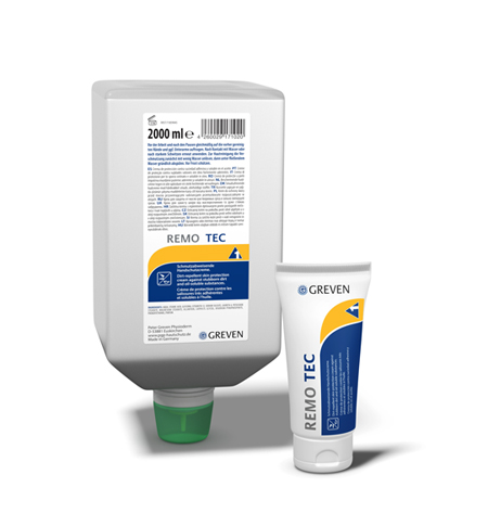 GREVEN® REMO TEC | 2 Liter Varioflasche vormals LIGANA® Remo-tec, schmutzabweisende Handschutzcreme zur Anwendung bei stark haftenden öligen oder trockenen Verschmutzungen GREVEN® REMO TEC | 2 Liter Varioflasche vormals LIGANA® Remo-tec, schmutzabweisende Handschutzcreme zur Anwendung bei stark haftenden öligen oder trockenen Verschmutzungen