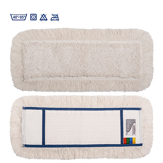 Classicmopp, Baumwoll-Polyestermopp, innen Schlinge, außen Fransen, mit 4-Farbsystem | 40 cmAufnahme: Tasche Classicmopp, Baumwoll-Polyestermopp, innen Schlinge, außen Fransen, mit 4-Farbsystem | 40 cmAufnahme: Tasche