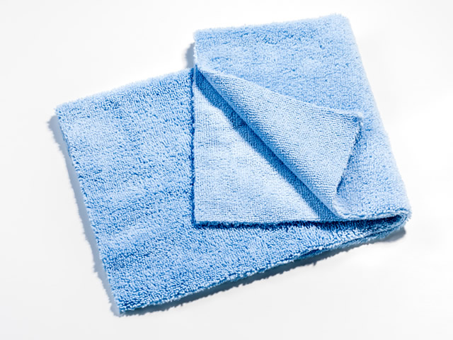 Mikrofasertuch Randlos, Frottee/Hochflor 40 x 40 cm | blau Mikrofasertuch Randlos, Frottee/Hochflor 40 x 40 cm | blau