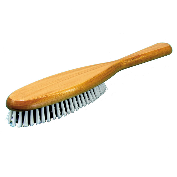 Stielkleiderbürste, Holz, braun lackiert | 35 x 57 x 310 mm Stielkleiderbürste, Holz, braun lackiert | 35 x 57 x 310 mm