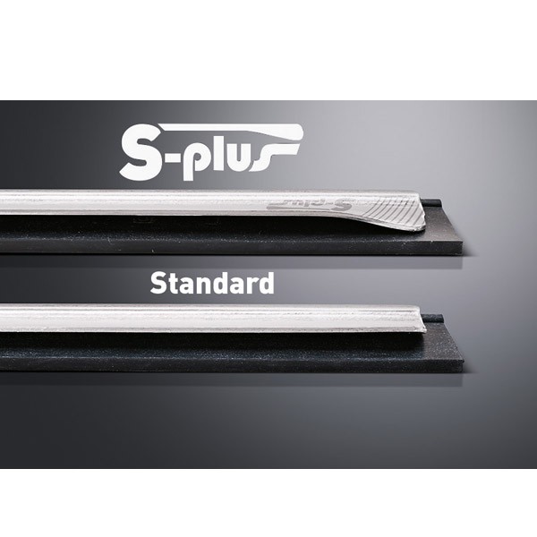 S-Schiene Plus 35 cm, Eldelstahl, komplett mit weichem Gummi | UC350 passend für Griffe: S-Wischer-Griff (Artikel 68550), ErgoTec® (Artikel 68597) S-Schiene Plus 35 cm, Eldelstahl, komplett mit weichem Gummi | UC350 passend für Griffe: S-Wischer-Griff (Artikel 68550), ErgoTec® (Artikel 68597)