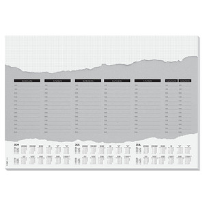 sigel Papier-Schreibunterlage "Weekly Planner", 595 x 410 mm