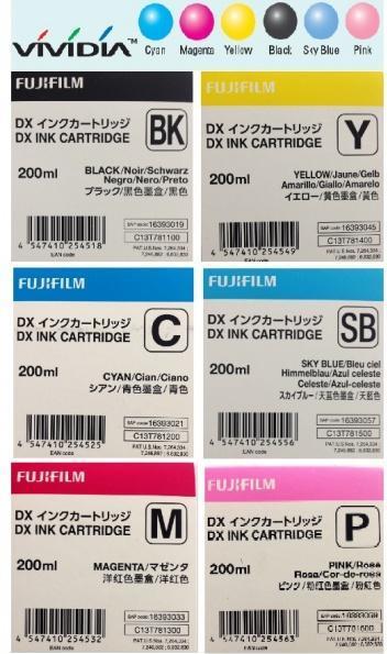FUJIFILM DX Ink Cartridge 200 ml yellow