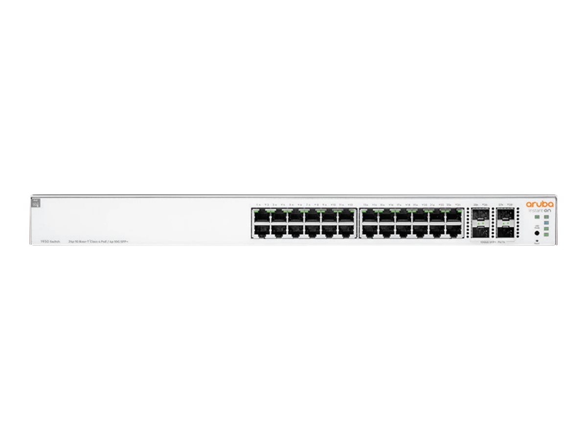 HPE Networking Instant On 1930 24G PoE 4SFP+ 370W Switch 24-fach