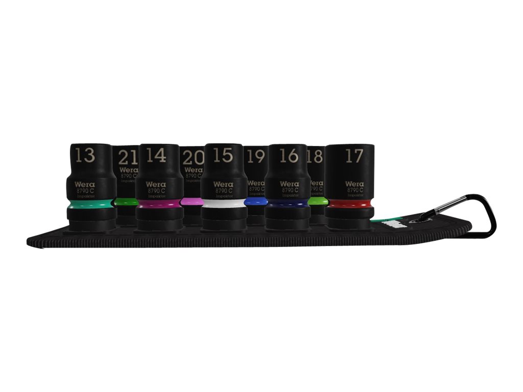 WERA Belt C Impaktor 1 05004580001 Innen-Sechskant Steckschlüsseleinsatz-Set 9t