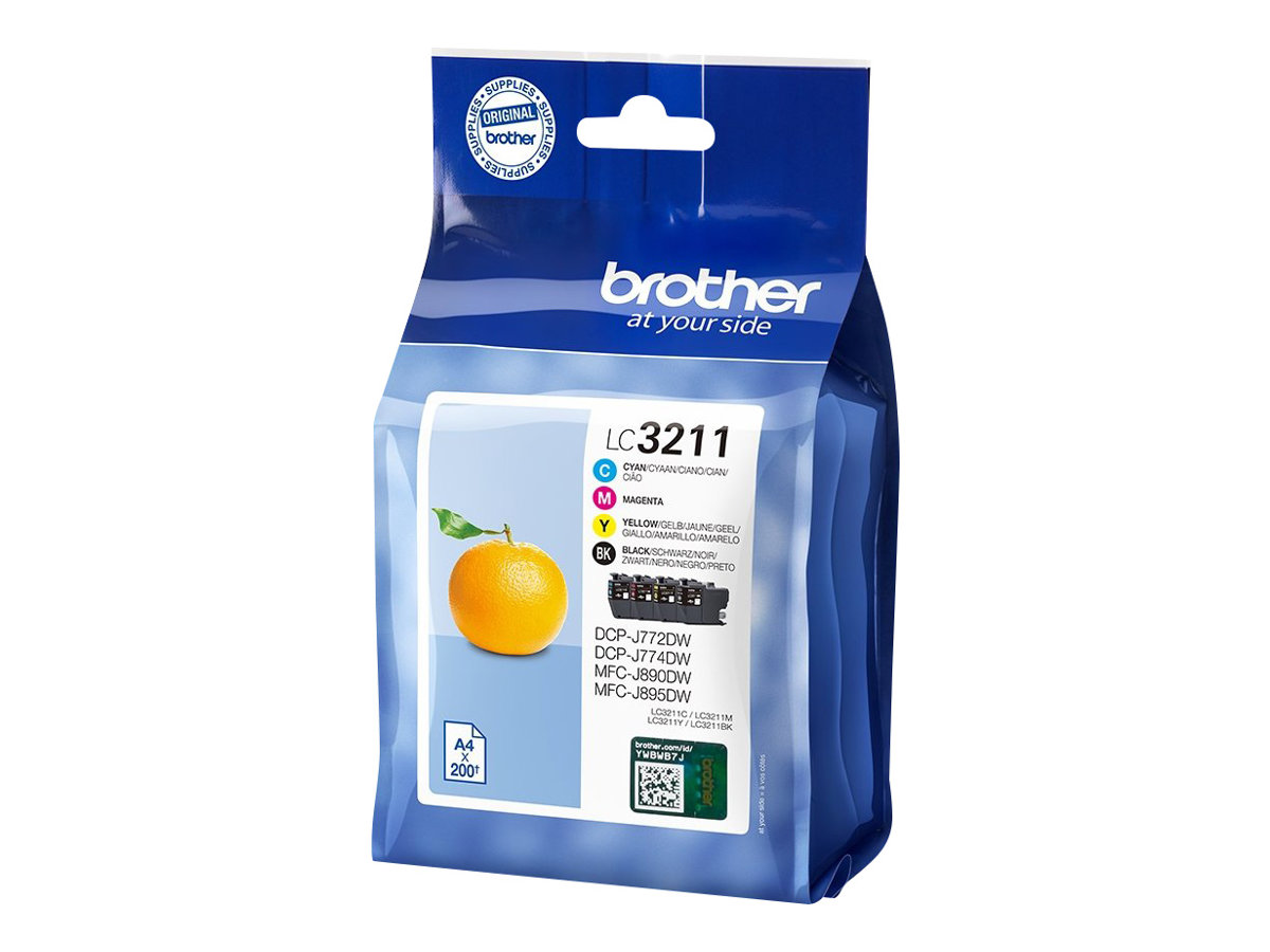 BROTHER LC-3211 Value-Pack BK/C/M/Y