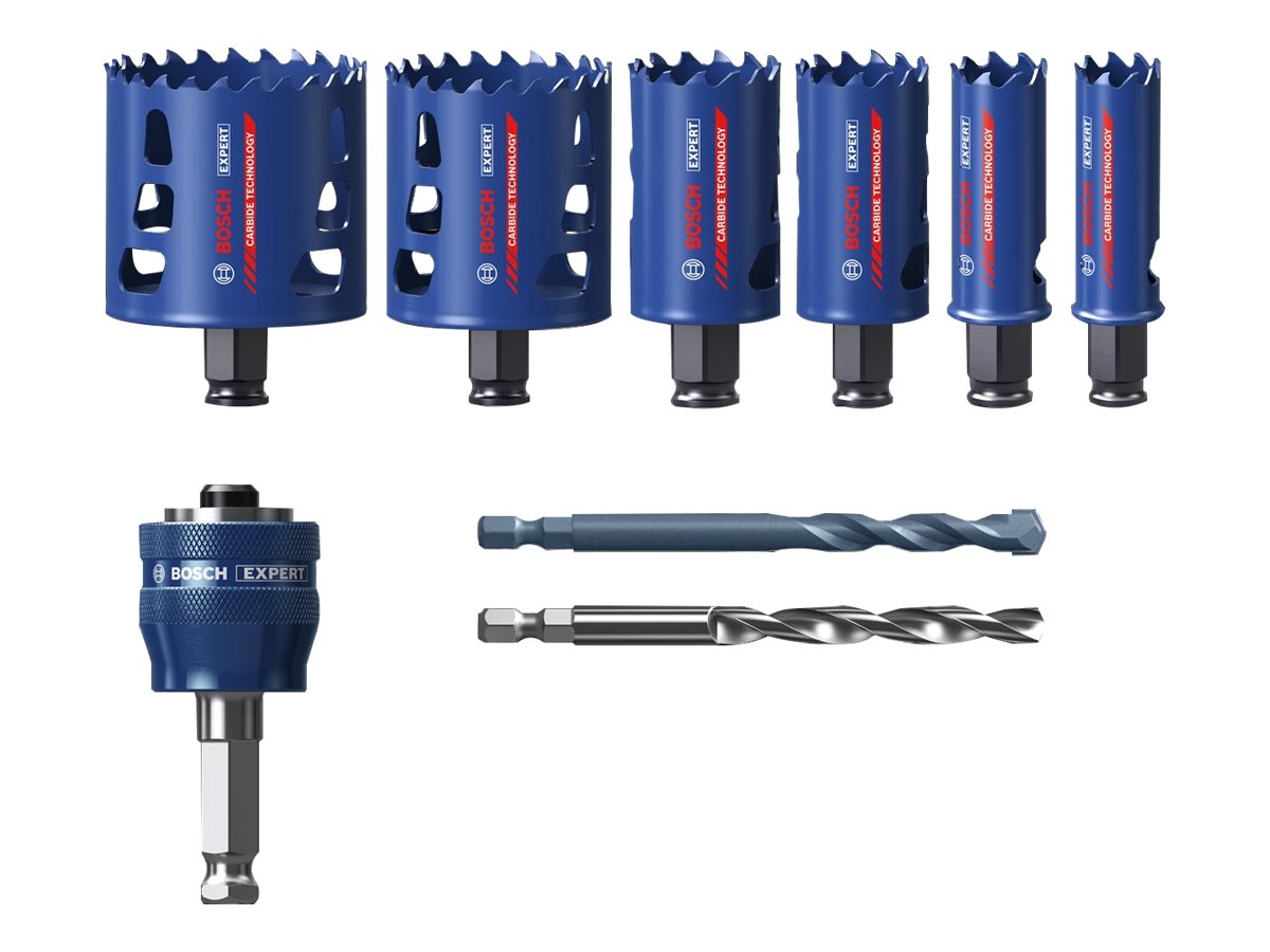 BOSCH Accessories EXPERT Tough 2608900445 Lochsägen-Set 9teilig 22 mm, 25 mm, 3