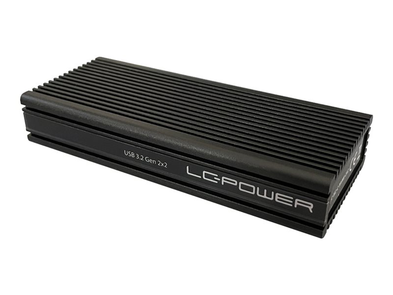 LC-POWER SSD-Gehäuse LC-M2-C-NVME-2X2 - M.2-NVMe