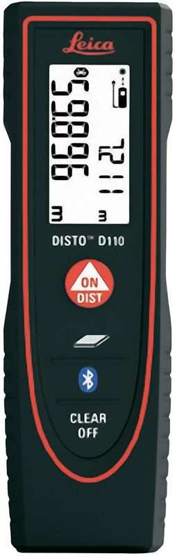 LEICA GEOSYSTEMS D110 Laser-Entfernungsmesser Messbereich (max.) 60 m (808088)