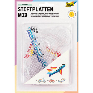 folia Bügelperlen Stiftplatten FAHRZEUGE, sortiert