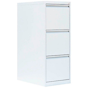 LÜLLMANN Hängeregistraturschrank signalweiß 3 Schubladen 40,0 x 62,0 x 101,2 cm