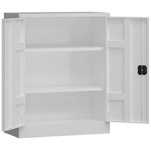 LÜLLMANN Stahlschrank ClassiX X-530317 signalweiß 80,0 x 38,0 x 100,0 cm, aufgebaut