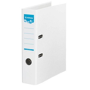 DONAU Klassik Ordner weiß Karton 7,5 cm DIN A4