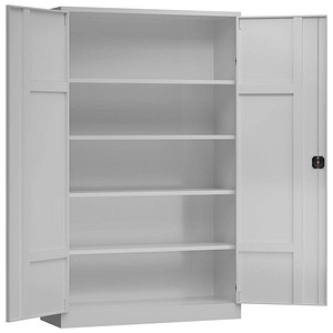 LÜLLMANN Stahlschrank ClassiXXL X-530380 lichtgrau 120,0 x 60,0 x 194,5 cm, aufgebaut