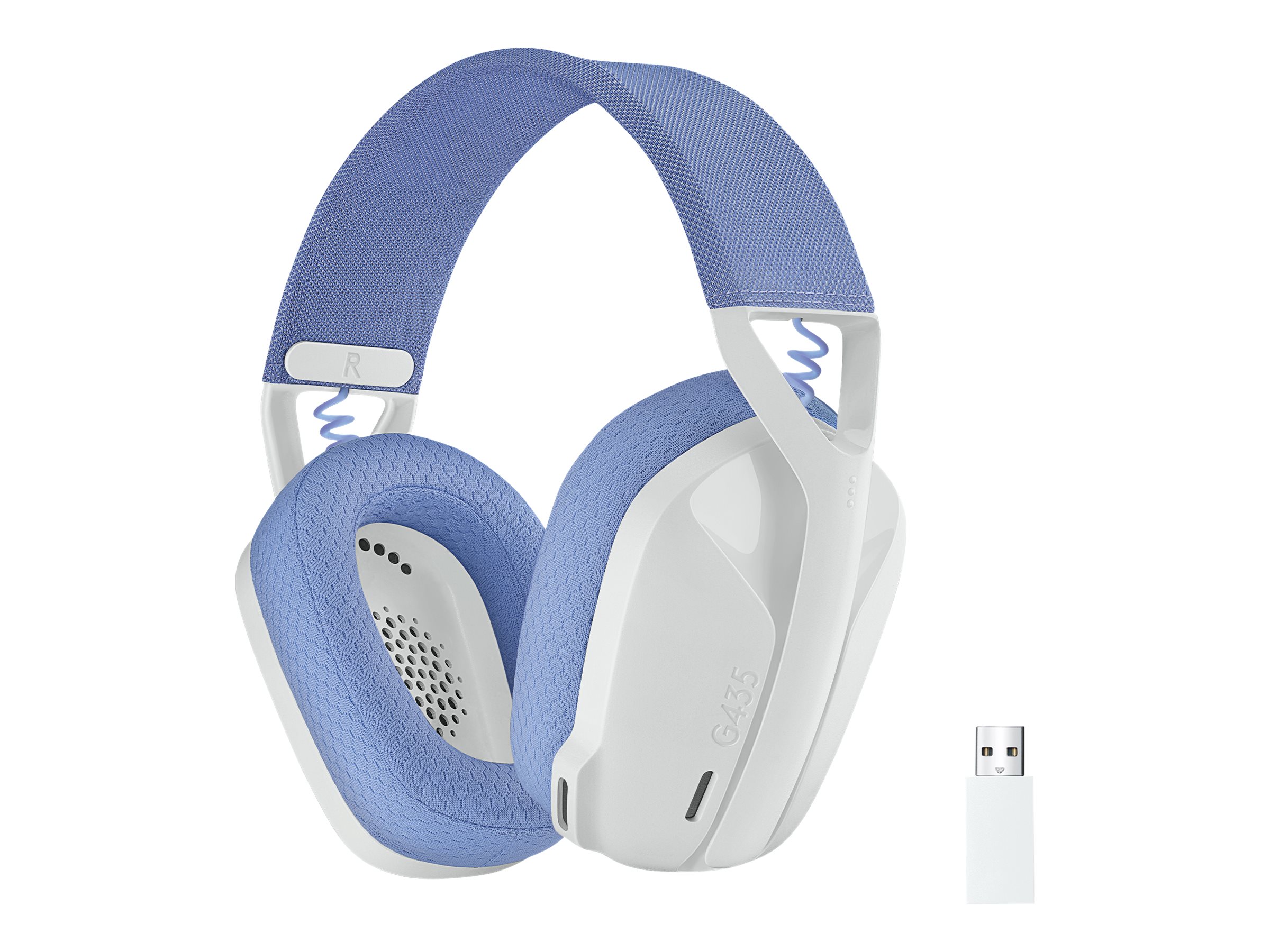 LOGITECH G435 LIGHTSPEED Wless Gaming HeadsetWHIT
