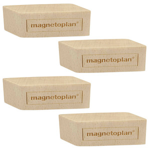 4 magnetoplan Magnete braun 6,0 x 2,0 x 1,3 cm