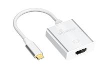 MEDIARANGE USB Type-C 3.1 auf HDMI converter, silver MEDIARANGE USB Type-C 3.1 auf HDMI converter, silver