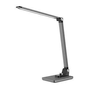 Hansa LED-Tischleuchte "Breeze", Standfuß, grau-metallic