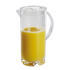 APS Saftkanne mit Deckel, 2,0 Liter, transparent