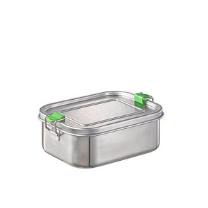 APS Lunchbox "M", aus mattiertem Edelstahl, 0,8 Liter