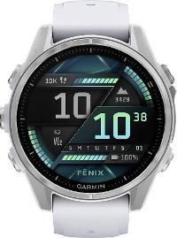 GARMIN fenix 8 43mm steinweiß/silber