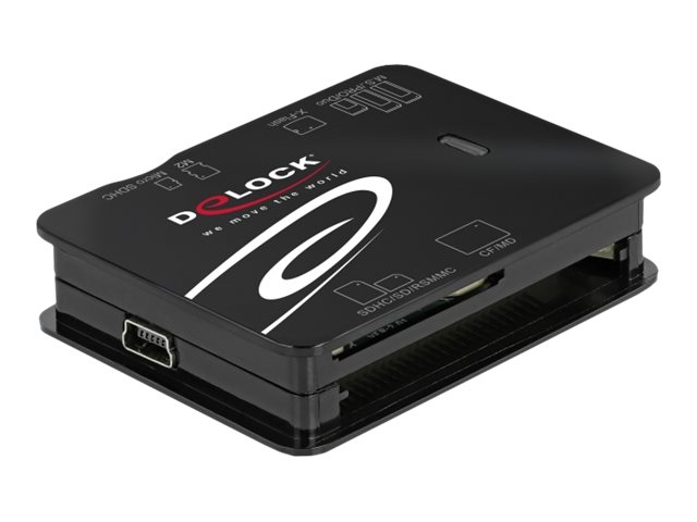 DELOCK USB 2.0 Card Reader für CF / SD / Micro SD / MS / xD / M2 Speicherkarten DELOCK USB 2.0 Card Reader für CF / SD / Micro SD / MS / xD / M2 Speicherkarten