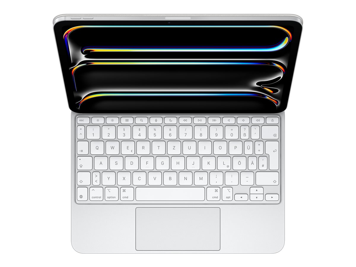 Apple Magic Keyboard Tablet-Tastatur weiß geeignet für Apple iPad Pro 11“ (M4)
