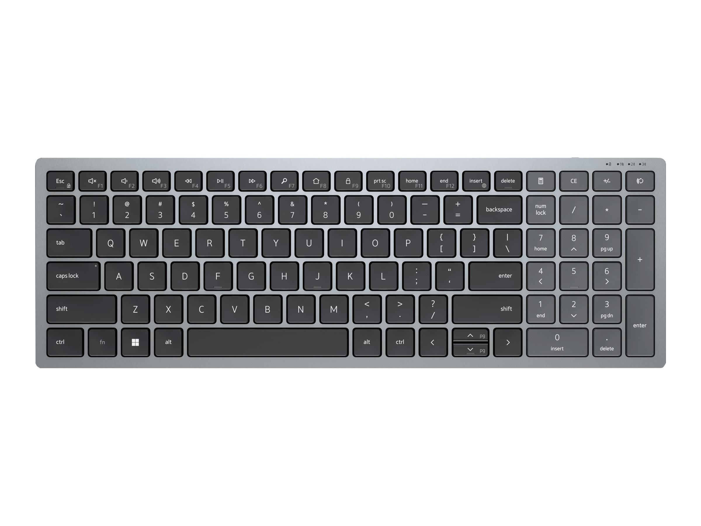 DELL Compact Multi-Device Wireless Keyboard - KB740 - German (QWERTZ)