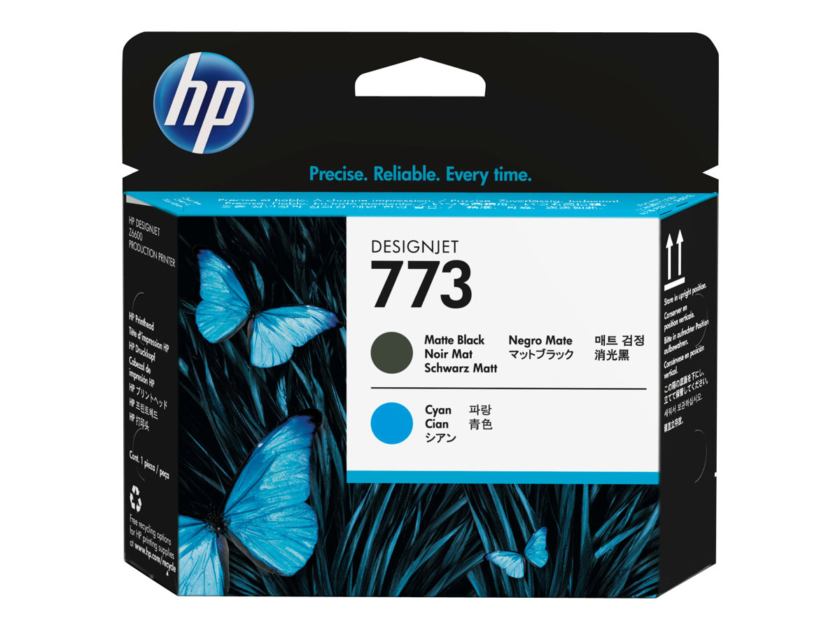 HP 773 Schwarz, Cyan Druckkopf