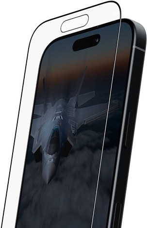 PANZERGLASS Stealth Screen Protector w. Black Frame iPhone 17 | iPhone 16 Pro |
