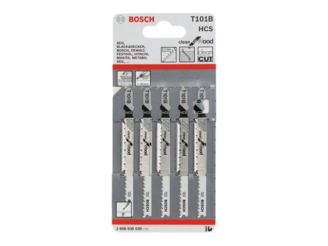 BOSCH clean for Wood T 101 B - Sägeblatt - für Kunststoff, Spanplatte, Sperrhol