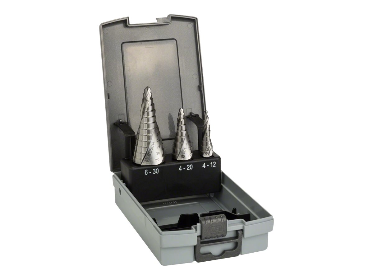 BOSCH HSS Stufenbohrer-Set, 3-teilig