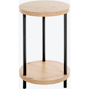 HAKU Möbel Beistelltisch Holz eiche 30,0 x 30,0 x 50,0 cm